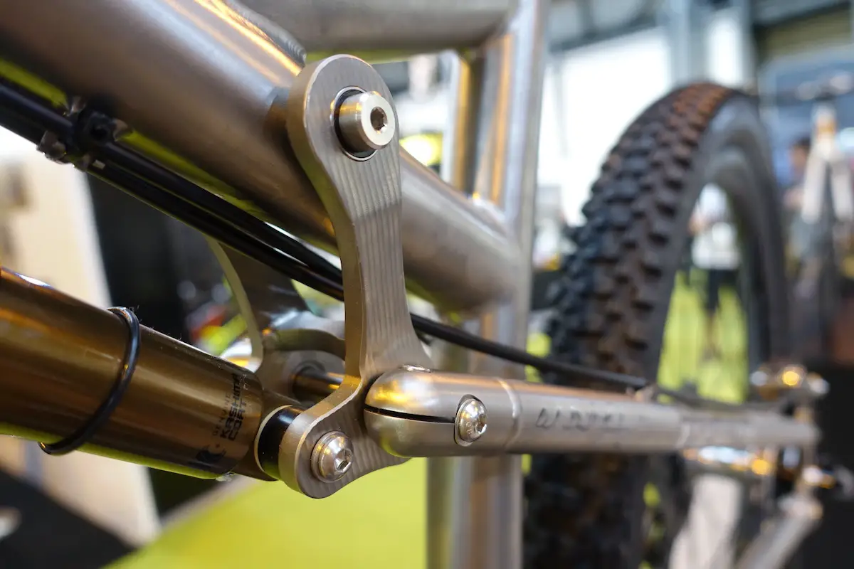 titanium mountain bike full suspension