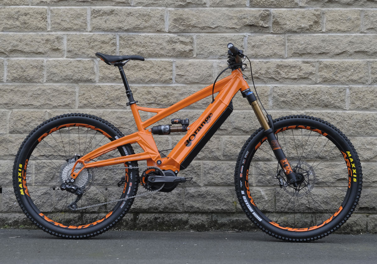 orange enduro bike