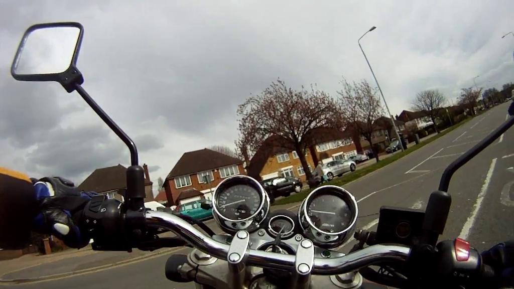 'Video thumbnail for Short Ride though West London, UK by motorcycle'