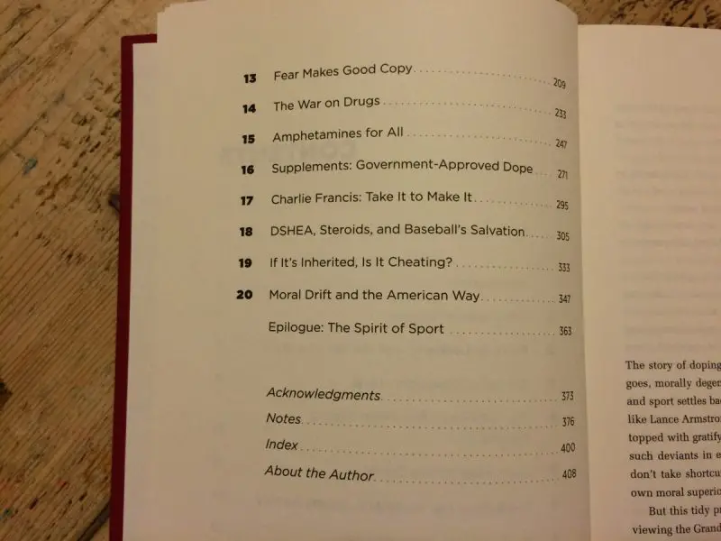 Spitting in the Soup doping book
