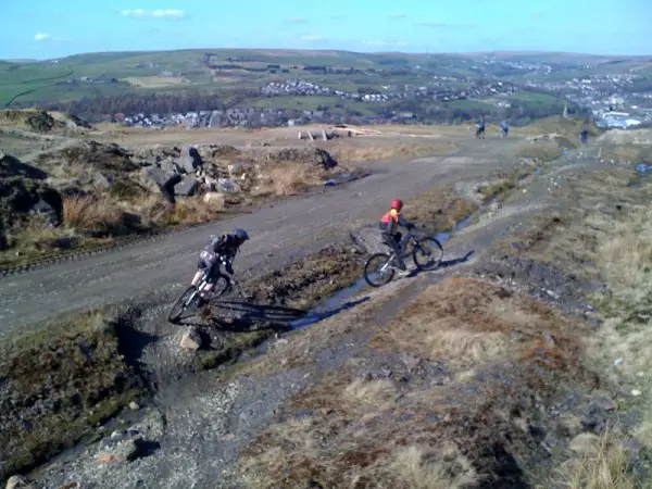 Some authetic yoofs messing about at Lee Quarry. Pic by Ed Oxley.
