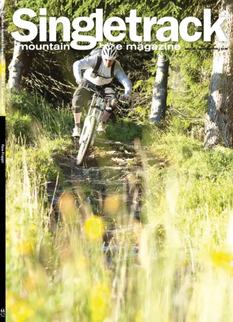 Subscriber and Bike Shop cover. Pic of Matt Letch in Morzine taken by Sim Mainey.