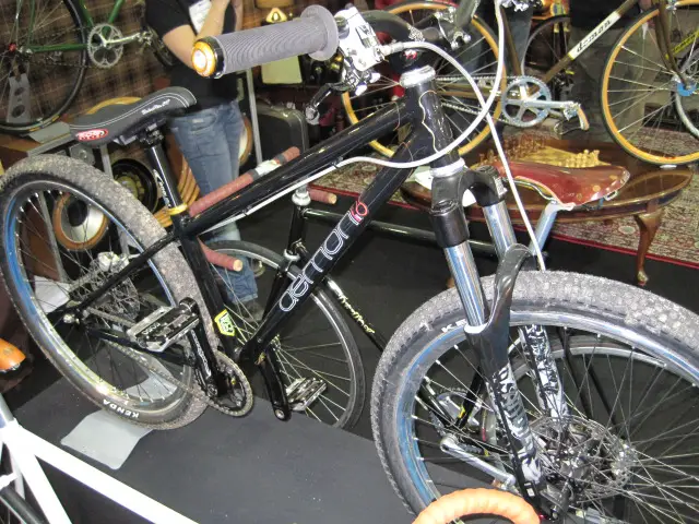 Yes, it really is a lugged jumpbike.