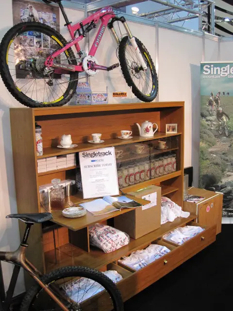 MOre from the "stand of the show". Singletrack Magazine's mega-sideboard.