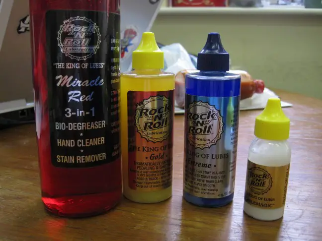 Rock n Roll Bike cleaning products