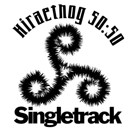 Signletrack Hiraethog 50:50 Logo