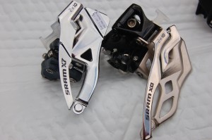 2011 SRAM X.0 and X.7 front mechs