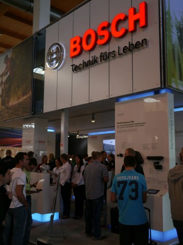 The Bosch stand; always crowded.