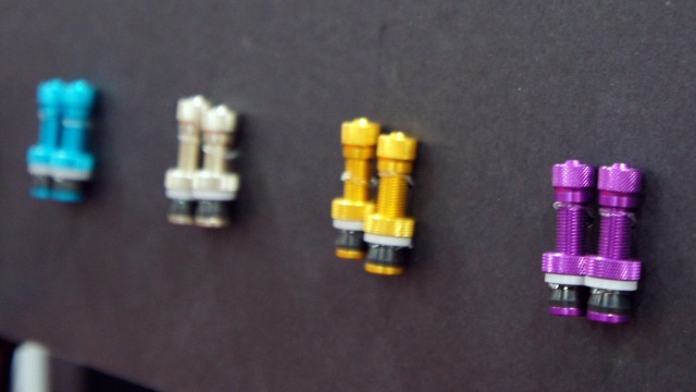 Colourful tubeless Schraeder valves