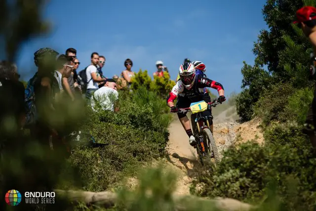 Tracy Moseley on stage four. EWS 7 2014, Finale Ligure. Photo by Matt Wragg