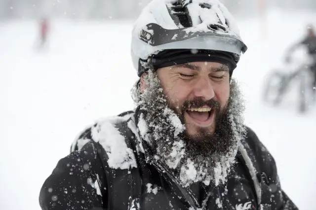 Is that Brian Blessed? Photo by:  Stephan Boegli / Snow Epic / SPORTZPICS