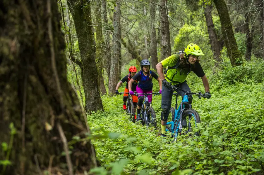 All Mountain Mountain Biking with 2017 Giro MTB clothing and gear on trails near Santa Cruz, CA.