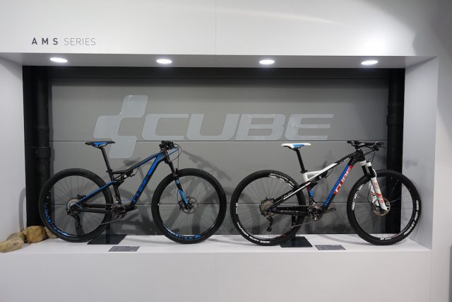 cube full suspension xc carbon bike ams fox kashima race face next