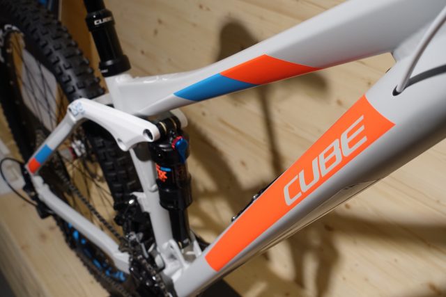 cube full suspension xc carbon bike ams fox kashima race face next