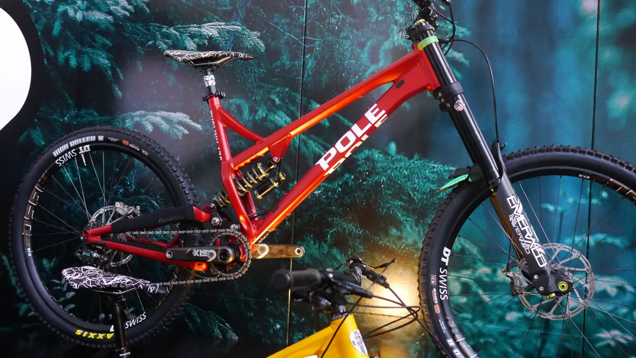 This is the Pole Evolink 176 downhill bike.