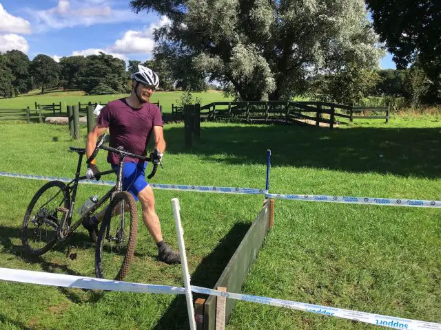 monster cross cyclocross catton park hall derbyshire sun grass barrier james love awol specialized