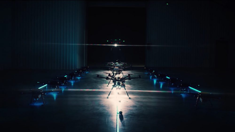 drone night light creepy ride