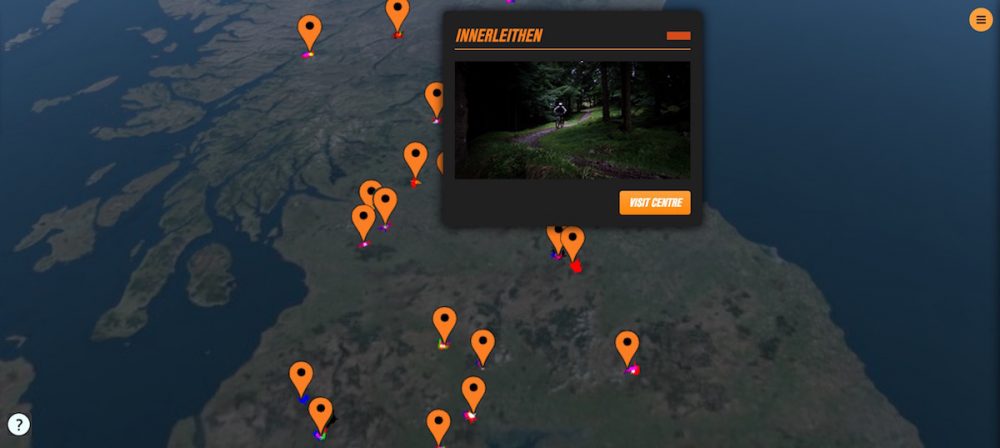 scotland interactive trail map