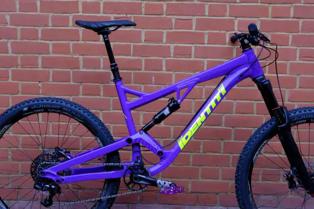 identiti mettle full suspension alloy corebike purple