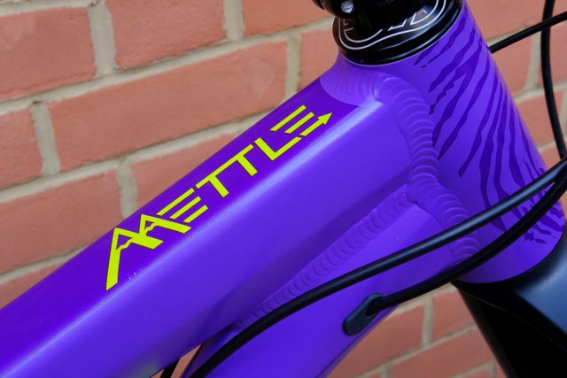 identiti mettle full suspension alloy corebike purple