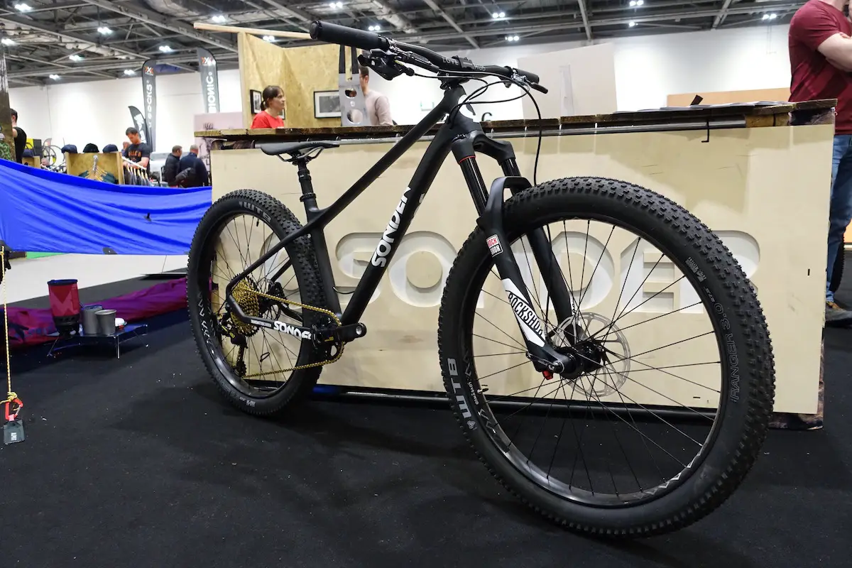 sonder transmitter carbon hardtail 27.5 plus london bike show alpkit