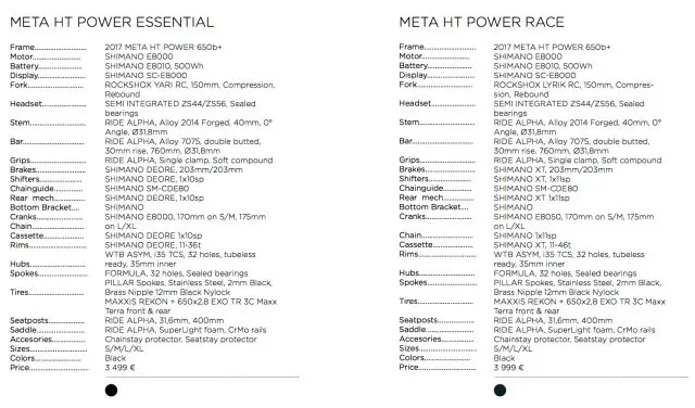 commencal meta ht full suspension ebike e-mtb shimano e8000 steps motor battery