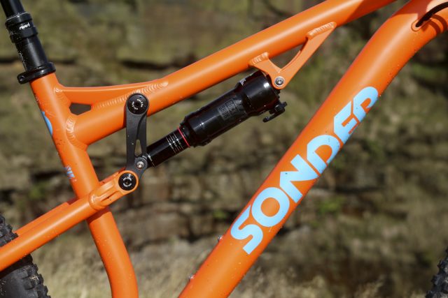 sonder evol full suspension rockshox deluxe bike