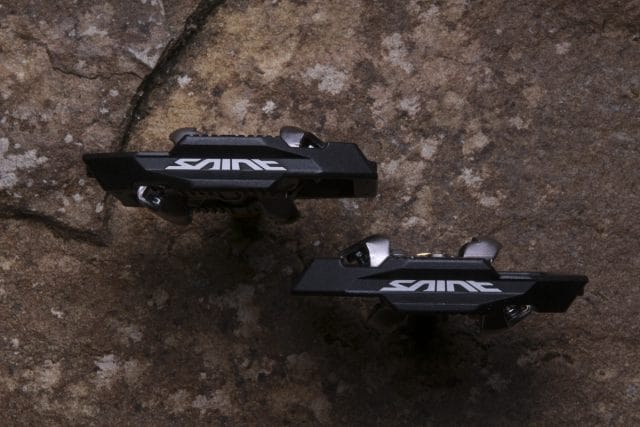 shimano saint xt deore flat spd clip pedals clipless