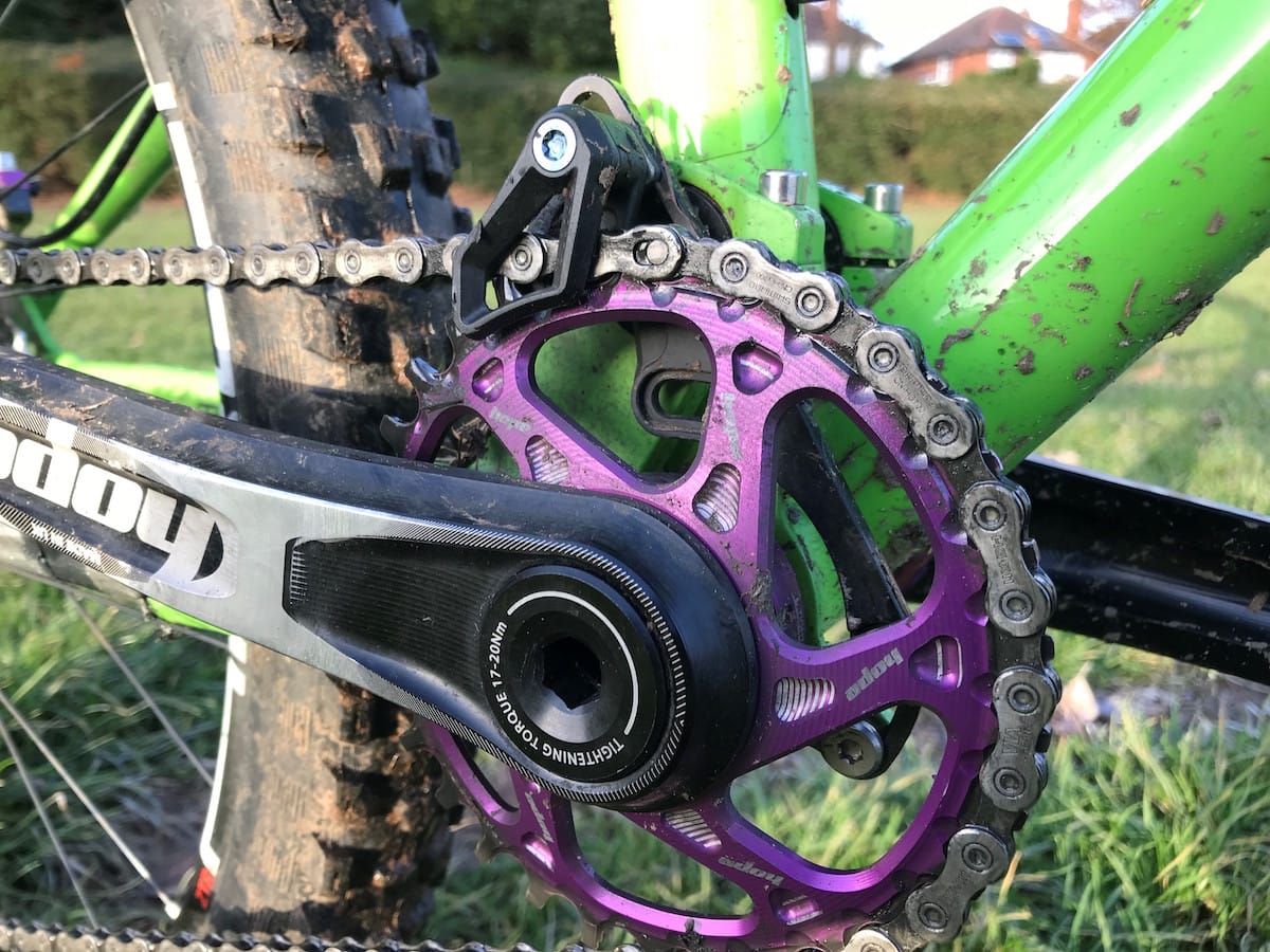 absolute black chainguide chainring hope