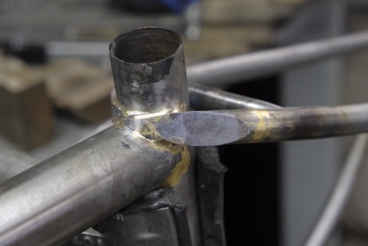 Beate Framebuilding welding
