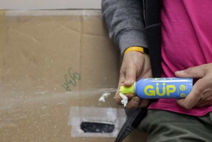 gup sealant tubeless inflator spray chipps gross 