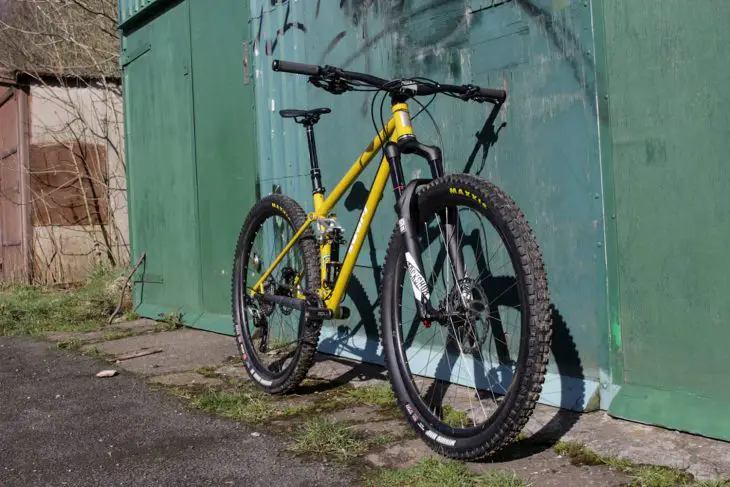 swarf prototype steel full suspension bike mustard cane creek dbairil 
