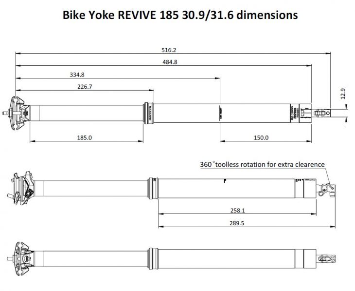bikeyoke revive dropper post