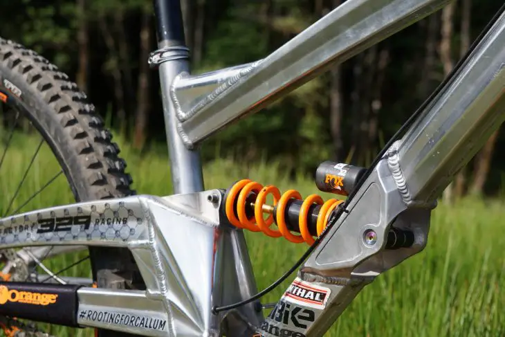 orange 329 downhill bike