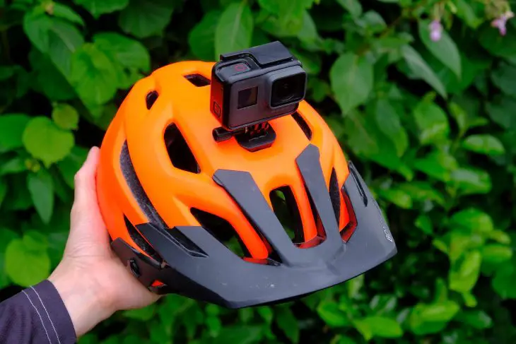 bontrager rally mips helmet gopro camera