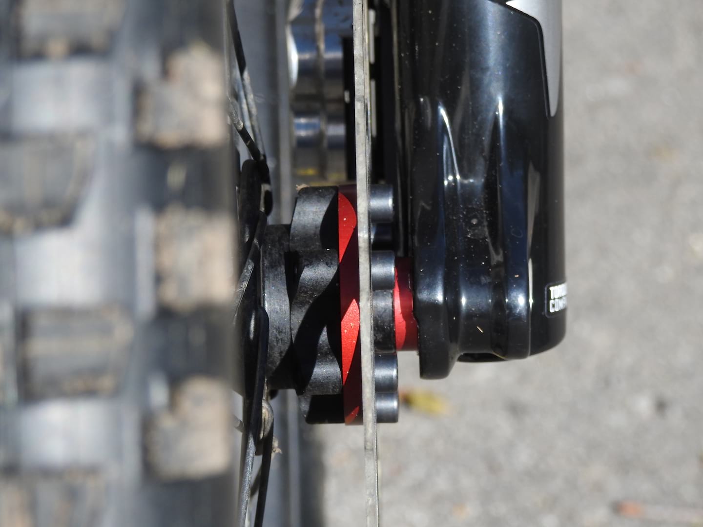 hub spacer boost axle rotor disc
