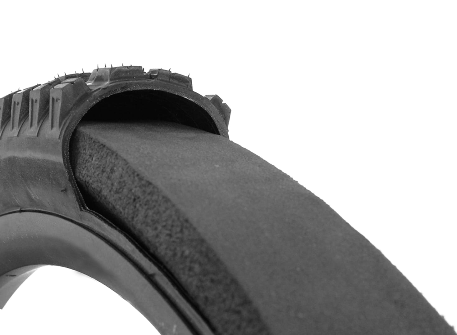 panzer tubeless insert tyre cutaway