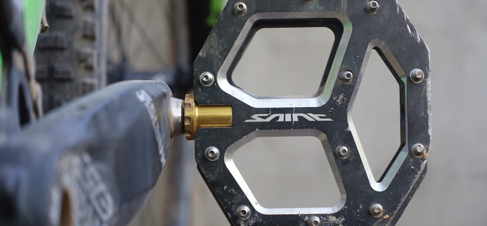 diep produceren stortbui Review | Shimano goes for mega bearing durability with the tough-as Saint  M828 flat pedals - Singletrack World Magazine