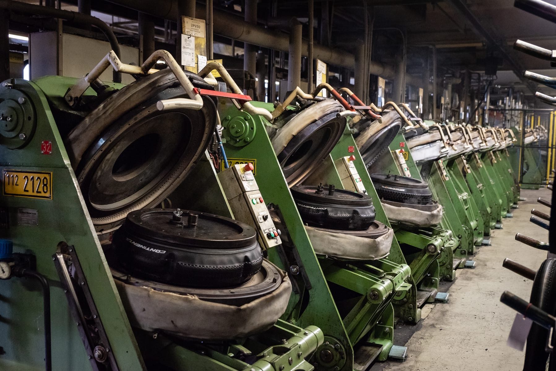 tyre ovens continental factory 