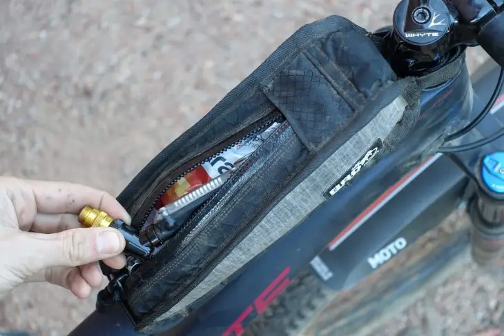 bike bag dude top tube pack tools mountain bike accessories