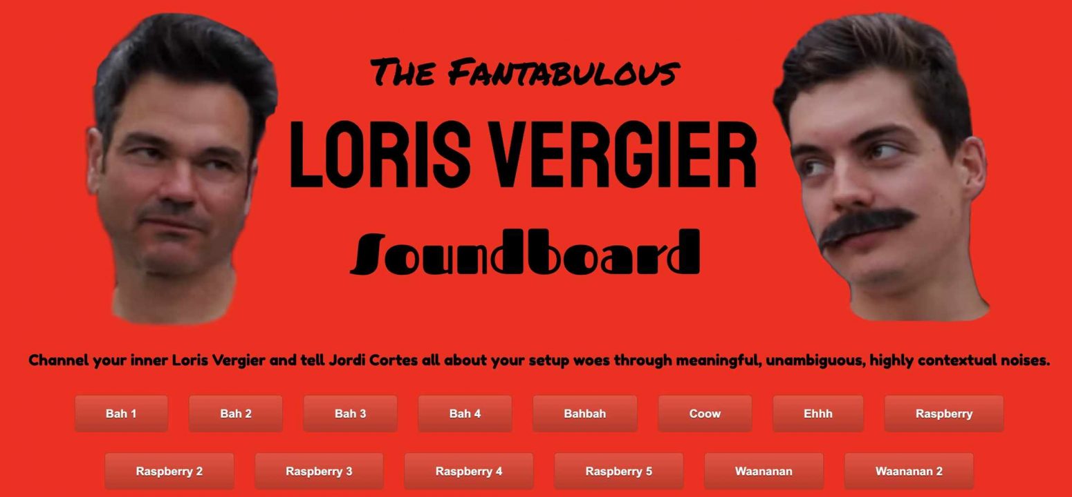 loris vergier sound board