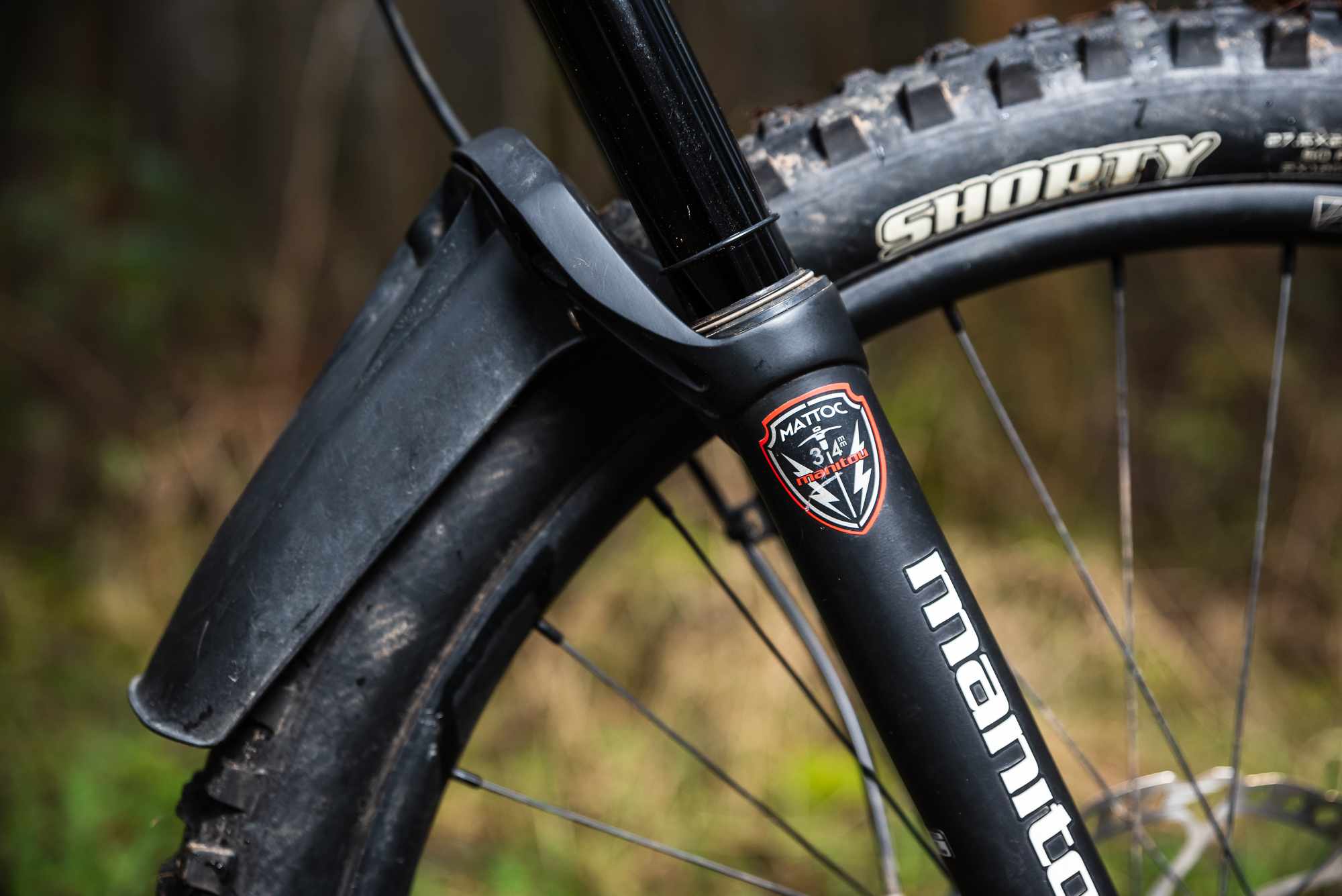 Reverse fork mudguard on sale