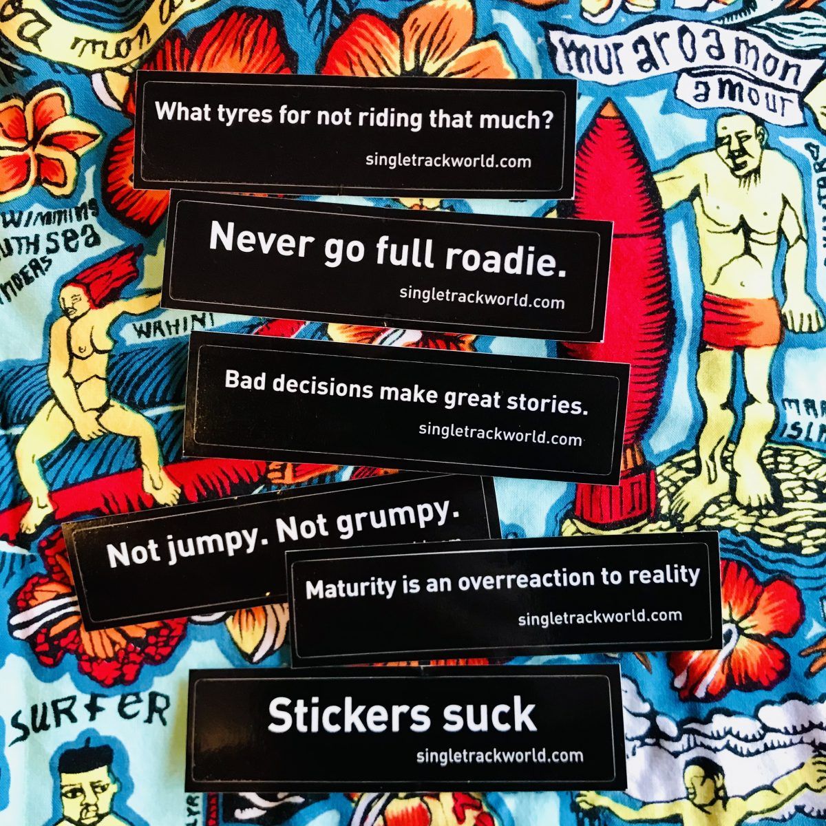 singletrack stickers