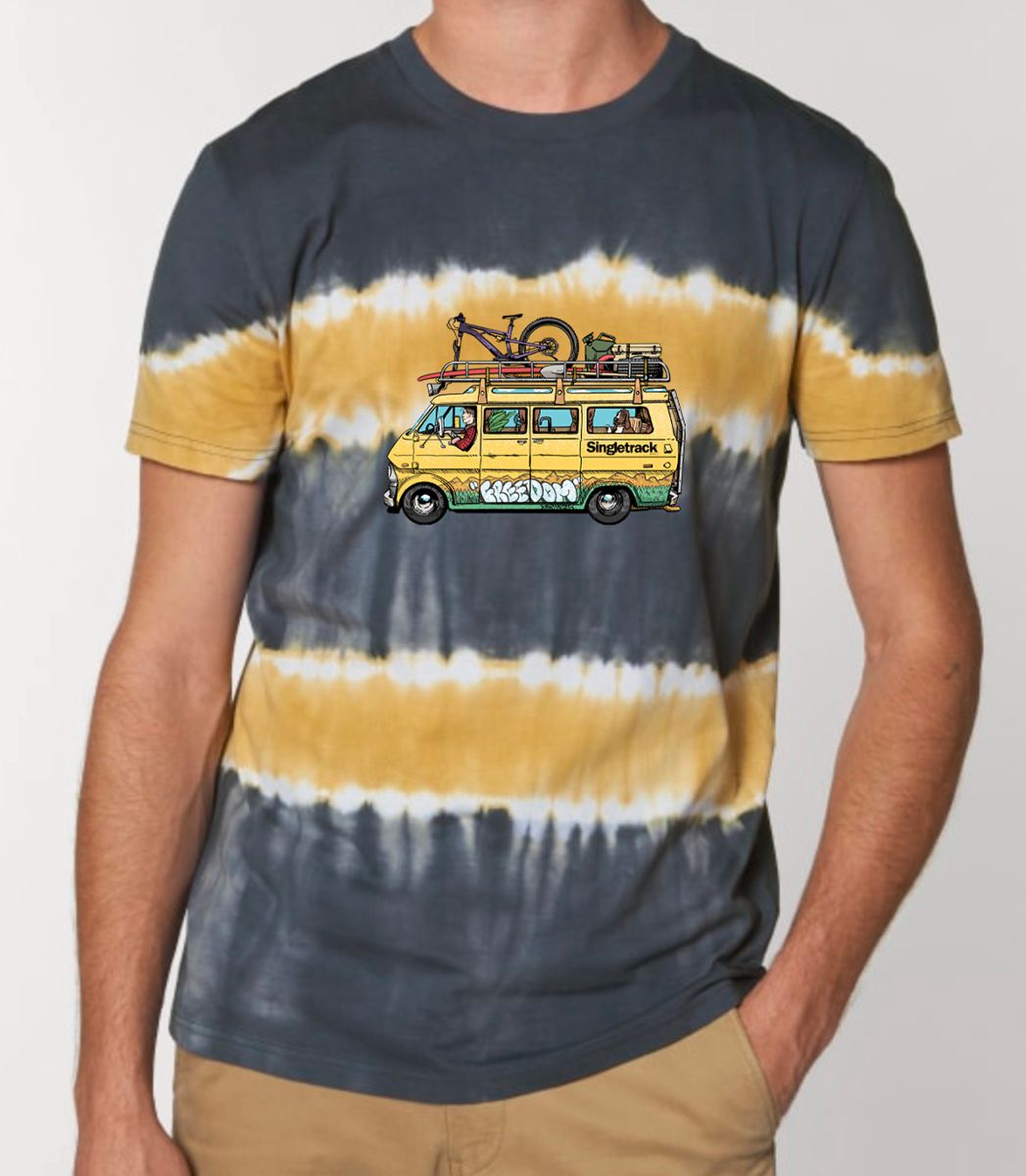 road trip tie dye shirt