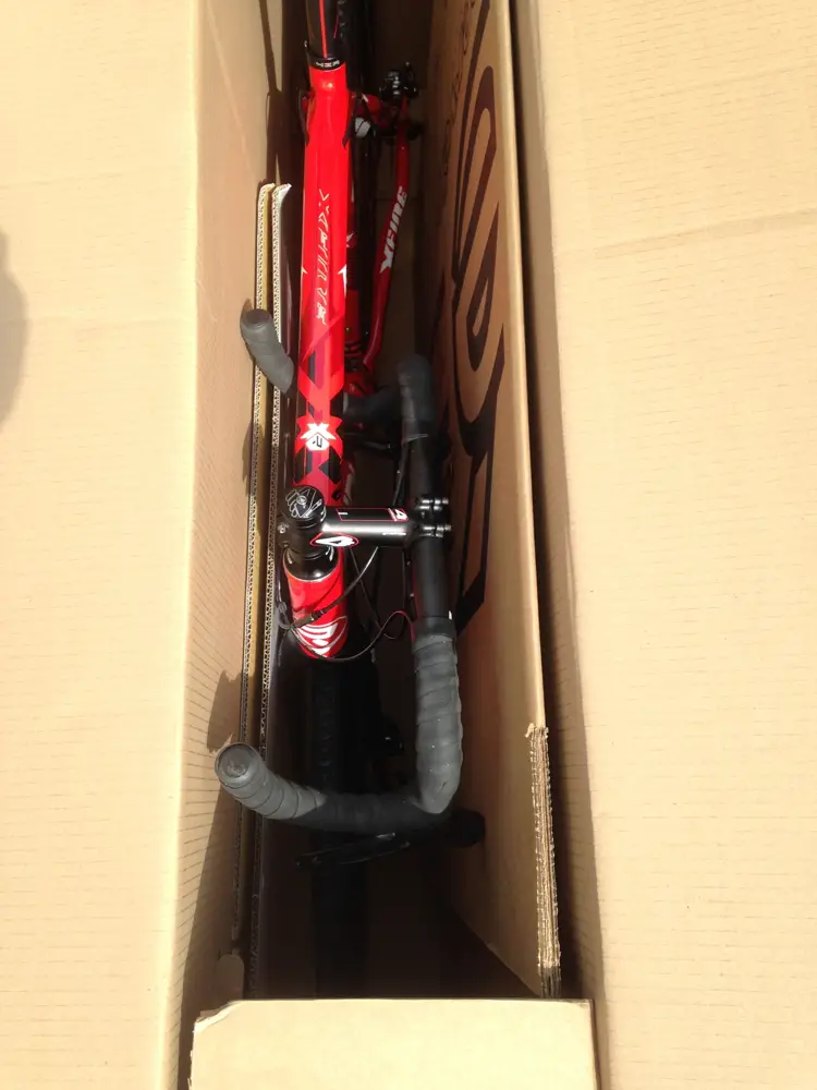the Ridley X-Fire 10 disc gets delivered