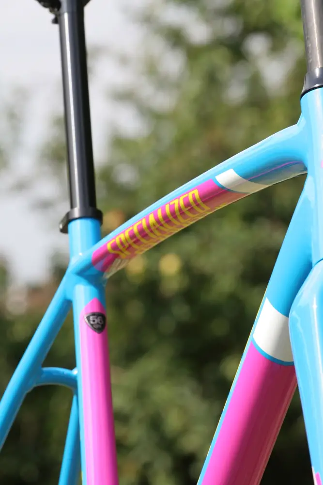 Specialized Crux shoulder freindly top tube detail