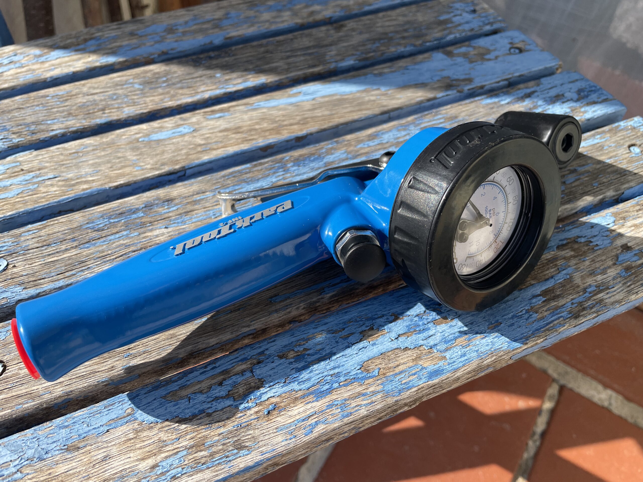Park Tool INF-2 Shop Inflator - Blue for sale online