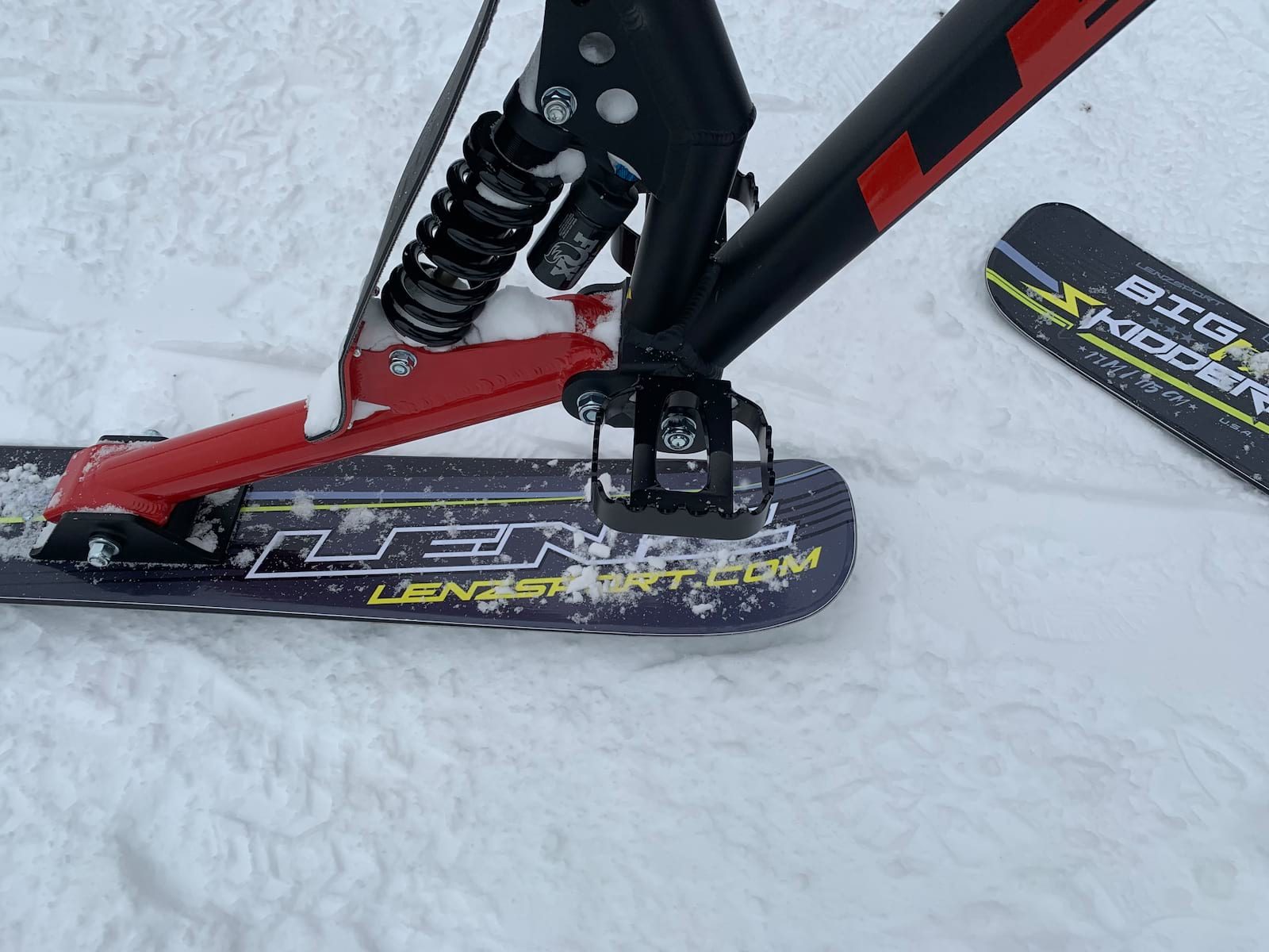 ski bike utah snow singletrack