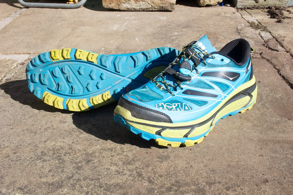 Hoka One One Mafate Speed running shoes in near new condition - maximum cush for you feet ...