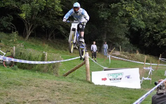 Matt Simmons at the Caersws Cup